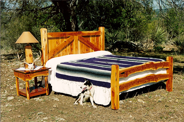 Texas “Hill Country” Cedar Furniture - Fences of Texas Hill Country, Moeller Ranch